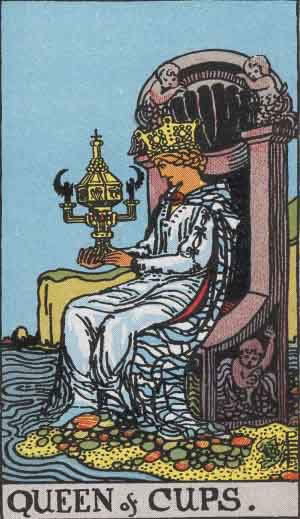 Tarot karte – Kraljica pehara
