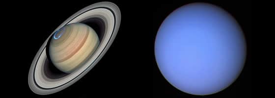 Planete u 1. astrološkoj kući (Saturn i Uran)